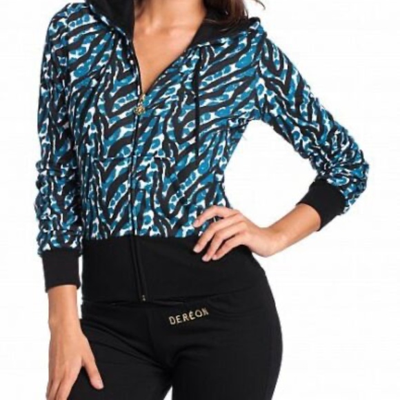 NEW DEREON Rhinestone Animal Leopard Zebra  STUD bling Hoodie 3X 22 24 PLUS SIZE - Picture 15 of 17